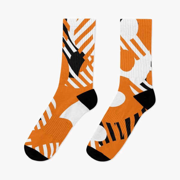 Item preview, Orange Black White Circle Stripe Pattern Pairs Coloro 2022 Popular Color Magma Orange 024-55-38 designed and sold by ColorOfTheYears.