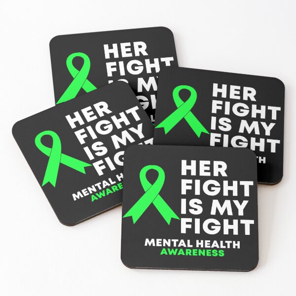Item preview, Her Fight Is My Fight Mental Health Awareness designed and sold by Color-Sparkle.