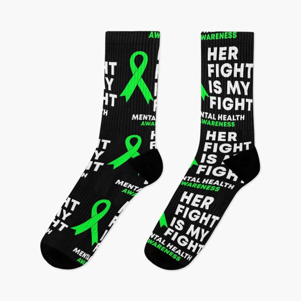 Item preview, Her Fight Is My Fight Mental Health Awareness designed and sold by Color-Sparkle.