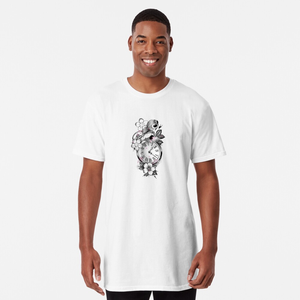 Vista previa del artículo con la obra «Camiseta larga», diseñado y vendido por TrendyLuxShop.