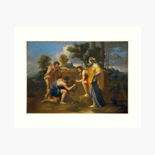 Item preview, Et in Arcadia ego by Nicolas Poussin 1637 designed and sold by sovereignseeker.