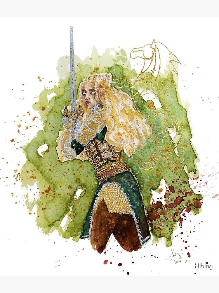 Inktober, Eowyn, LotR, Tolkien, Rohan, Shieldmaiden Poster for Sale by  SabrinaMillsArt