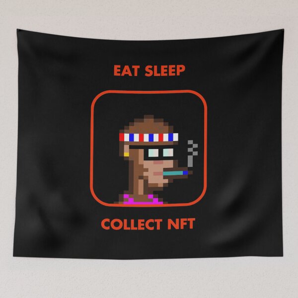 Item preview, Eat Sleep Collect NFT Monkey #33 designed and sold by patricklevar.
