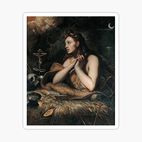 Item preview, The Penitent Magdalene (c. 1598) by Domenico Tintoretto designed and sold by sovereignseeker.
