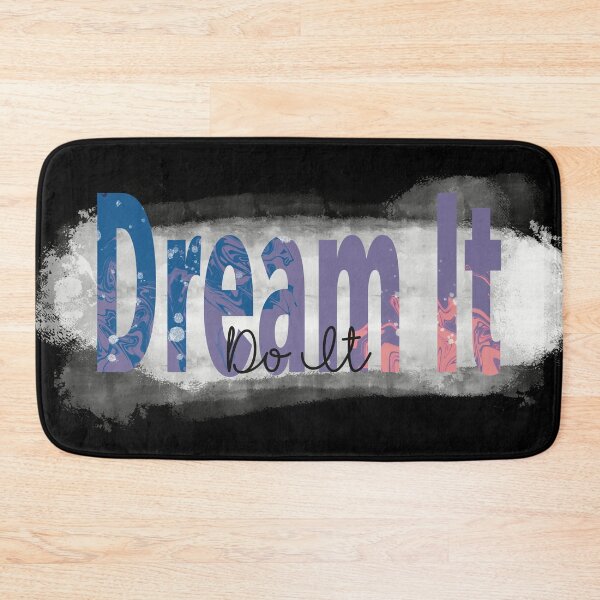 Item preview, "Dream It, Do It” Vintage Swirl Inspirational Quote designed and sold by JadedLilacsArt.