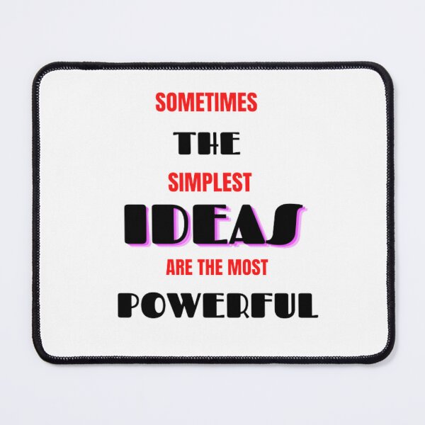 Item preview, sometimes the simplest ideas are the most powerful designed and sold by Nicedeco.