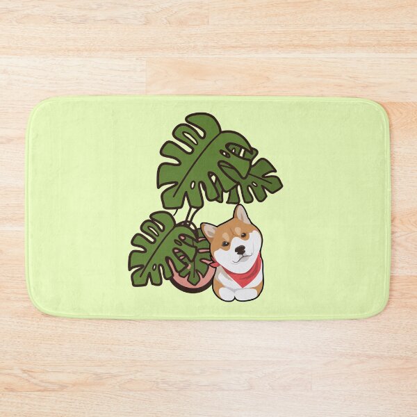 Artikelvorschau, Shiba Inu Monstera-Vinyl | Monstera-Vinyl | Monstera | Pflanze entworfen und verkauft von zackup.