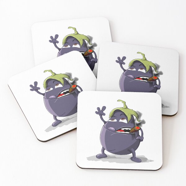 Item preview, Smokin Eggplant - Funny Cartoons designed and sold by Wilcox PhotoArt.