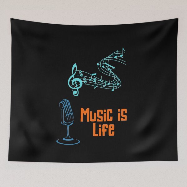Item preview, Music is life - Signer designed and sold by JBmarket4u.