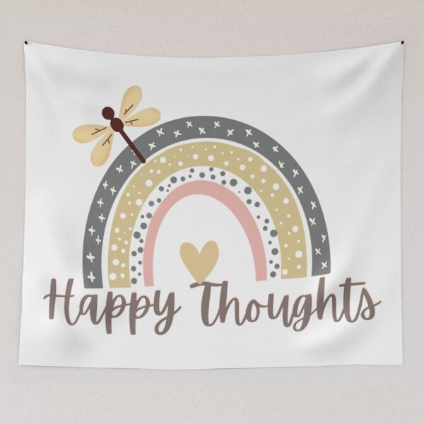 Item preview, Happy Thoughts Aesthetic designed and sold by NishiiAgrawal.