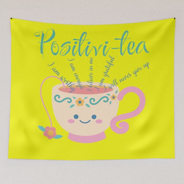 Artikelvorschau, Positivi-tee Tea Wortspiel entworfen und verkauft von CreativeBel.