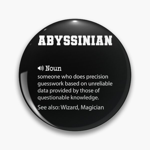 Item preview, Abyssinian Definition, Funny Abyssinian Quote, Cool gift for Abyssinian lover designed and sold by ZAstore.