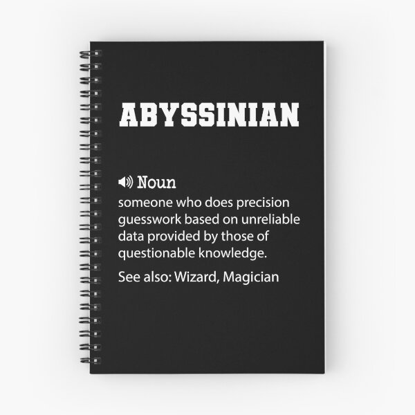 Item preview, Abyssinian Definition, Funny Abyssinian Quote, Cool gift for Abyssinian lover designed and sold by ZAstore.