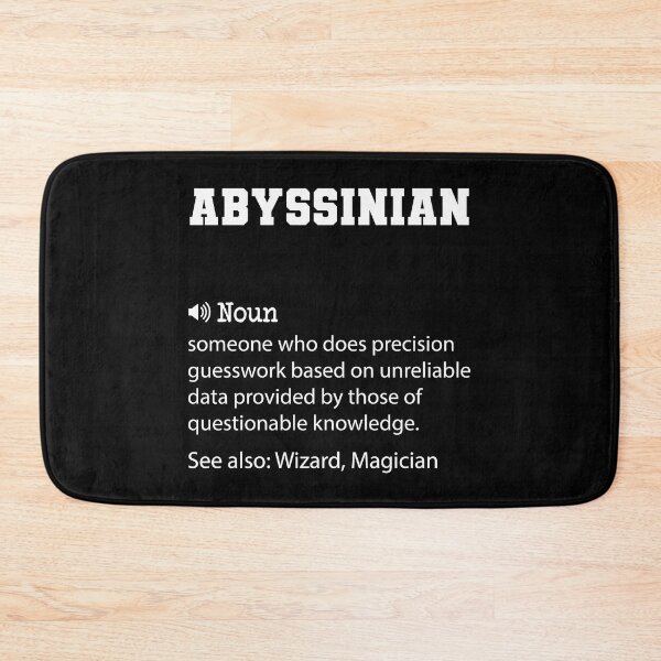 Item preview, Abyssinian Definition, Funny Abyssinian Quote, Cool gift for Abyssinian lover designed and sold by ZAstore.