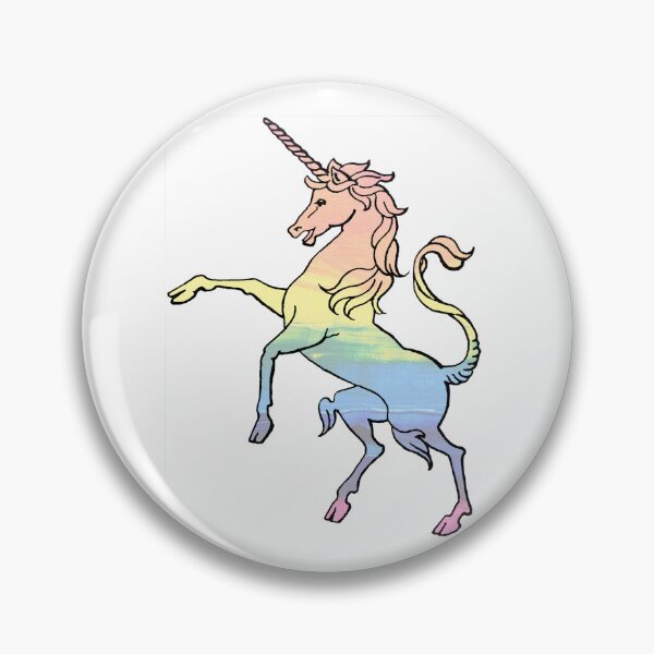 Item preview, Pastel Rainbow Heraldic Unicorn designed and sold by sewohayami.