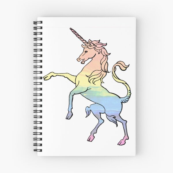 Item preview, Pastel Rainbow Heraldic Unicorn designed and sold by sewohayami.