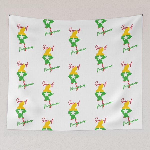 Item preview, Copy of Son of Myanmar Map Flag designed and sold by NovawayDirect.
