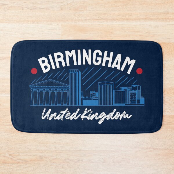 Item preview, Birmingham United Kingdom City Skyline designed and sold by KrisSidDesigns.