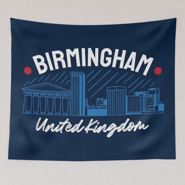 Item preview, Birmingham United Kingdom City Skyline designed and sold by KrisSidDesigns.