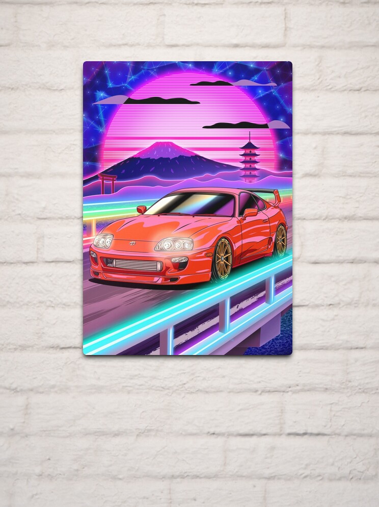 Nippon JDM Toyota Supra MK4  Metal Print for Sale by Navin Guyvit