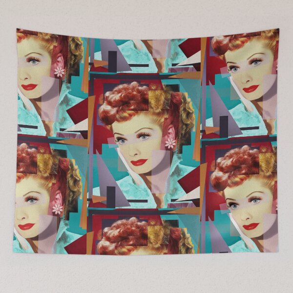 Item preview, Lucille Ball, crazy collage designed and sold by RebelPurpleGirl.