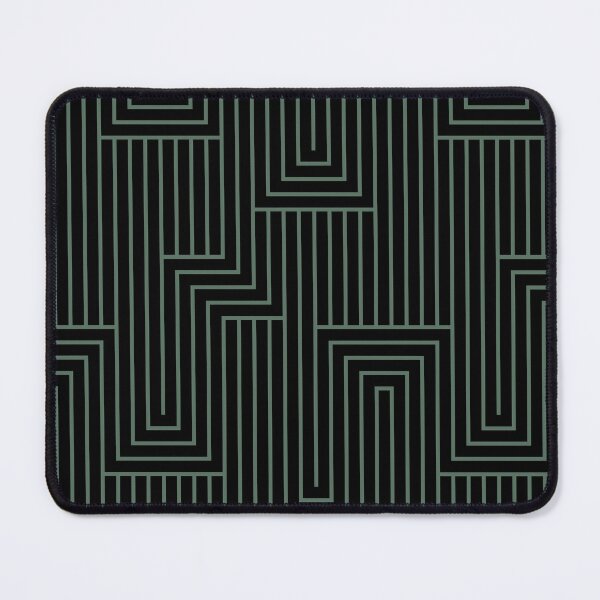 Item preview, Black and Green Art Deco Pattern 2 Pairs Coloro 2022 Popular Color Wavelite 069-43-12 designed and sold by ColorOfTheYears.