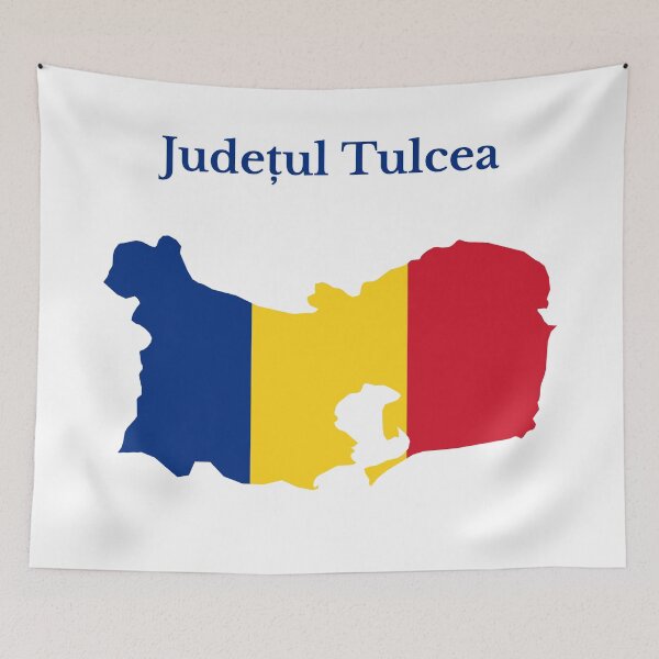 Item preview, Tulcea County Map Design, Romania. designed and sold by marosharaf.