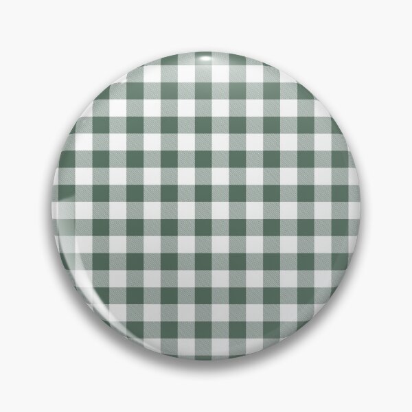 Item preview, Green White Buffalo Plaid Checkerboard Pattern Pairs Coloro 2022 Popular Color Wavelite 069-43-12 designed and sold by ColorOfTheYears.