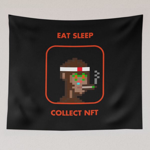 Item preview, Eat Sleep Collect NFT Monkey #35 designed and sold by patricklevar.