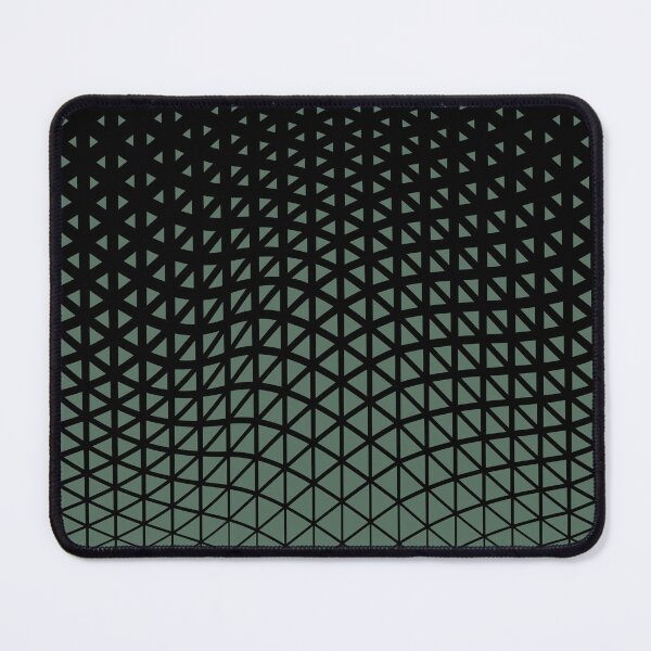 Item preview, Black and Green Triangle Gradient Wave Pattern Pairs Coloro 2022 Popular Color Wavelite 069-43-12 designed and sold by ColorOfTheYears.