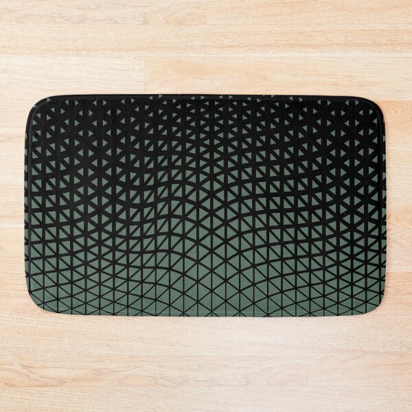 Item preview, Black and Green Triangle Gradient Wave Pattern Pairs Coloro 2022 Popular Color Wavelite 069-43-12 designed and sold by ColorOfTheYears.