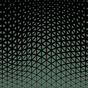 Imagen de la obra Black and Green Triangle Gradient Wave Pattern Pairs Coloro 2022 Popular Color Wavelite 069-43-12 de ColorOfTheYears