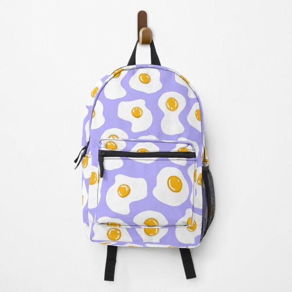 Item preview, Fried egg Print pastel purple designed and sold by DemonicGloom.