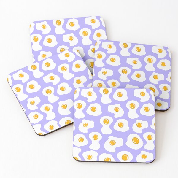 Item preview, Fried egg Print pastel purple  designed and sold by DemonicGloom.