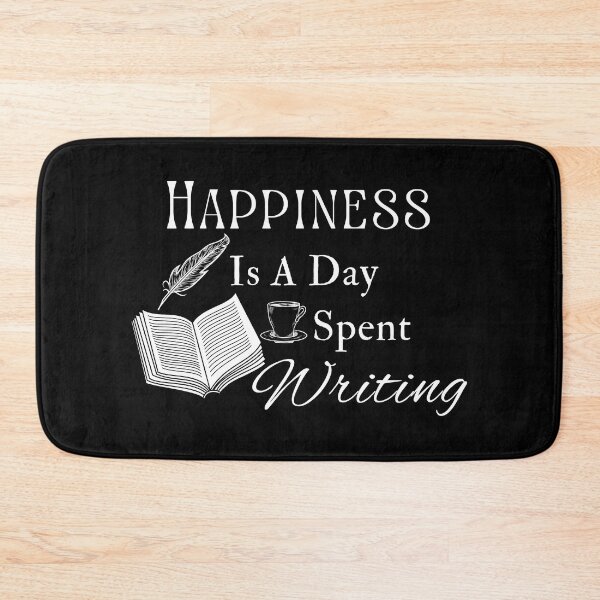 Item preview, Happiness Is A Day Spent Writing designed and sold by TheKnightWriter.