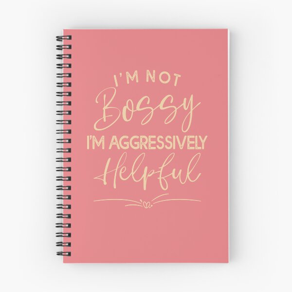 Item preview, I Am Not Bossy I Am Aggressively Helpful Funny Cool Mom Boss designed and sold by Estrytee.