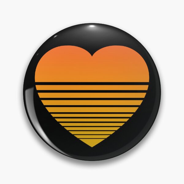 Item preview, Gradient Heart - Orange designed and sold by skauff.