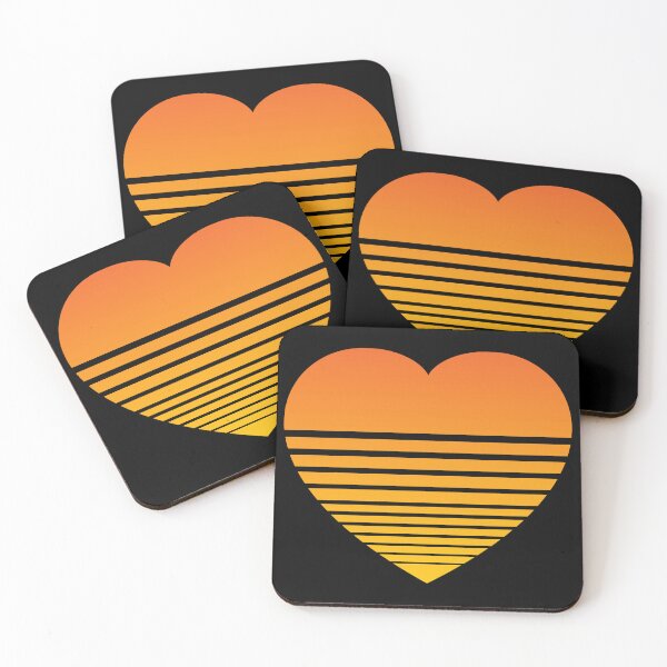 Item preview, Gradient Heart - Orange designed and sold by skauff.