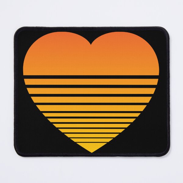 Item preview, Gradient Heart - Orange designed and sold by skauff.
