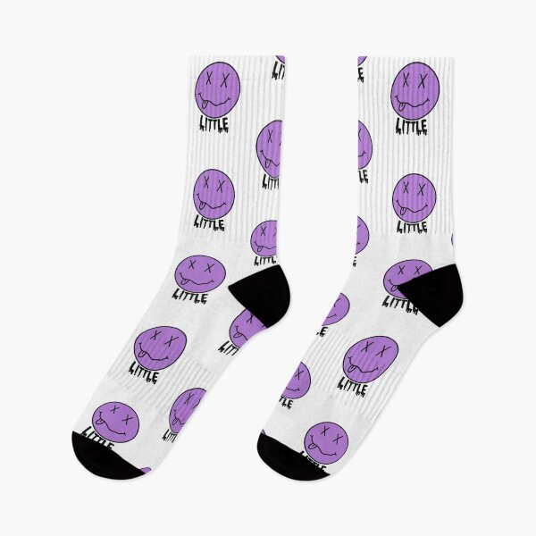 Aperçu de l'œuvre Neon Smiley Big Reveal Sorority PETIT violet créée et vendue par Shelby MacAnanny.