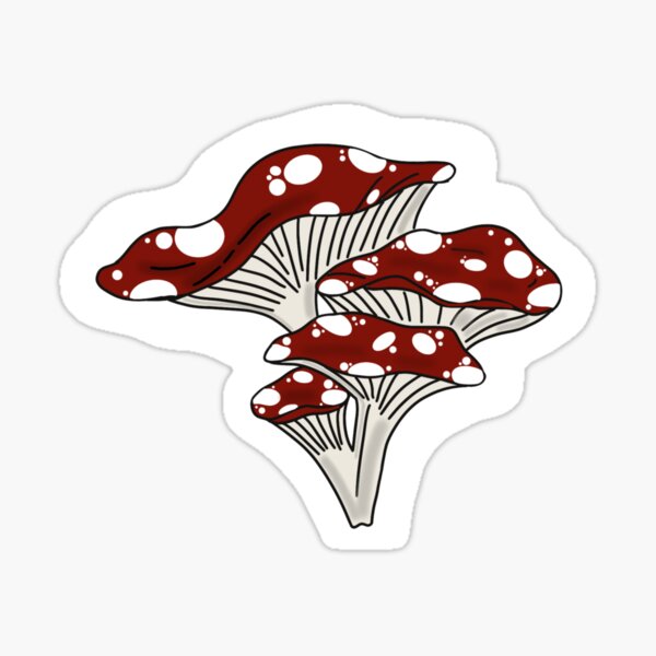 Mushrooms 2 Sticker