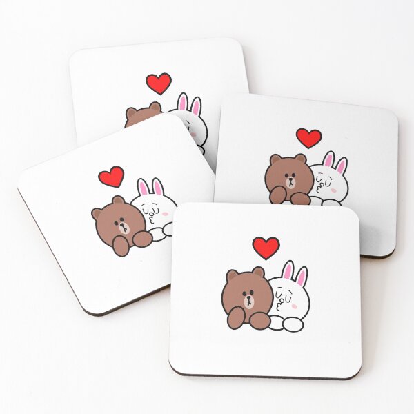 Item preview, Brown bear and Cony in love Classic T-Shirt designed and sold by SUNITASHAH.