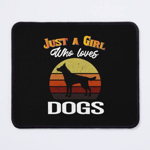 Item preview, Just A Girl Who Loves Dogs funny shirt Pet animal gift designed and sold by Artisan Kimo.