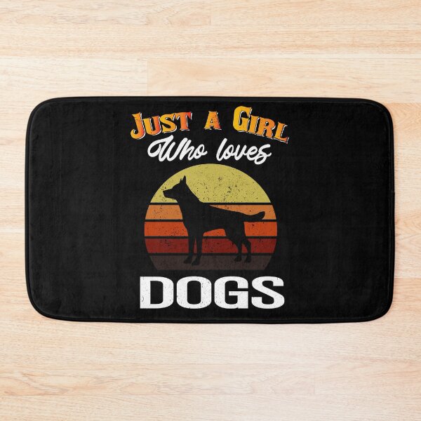Item preview, Just A Girl Who Loves Dogs funny shirt Pet animal gift designed and sold by Artisan   Kimo.