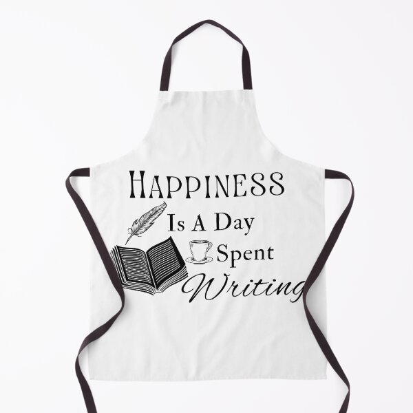 Item preview, Happiness Is A Day Spent Writing - Black Text designed and sold by TheKnightWriter.