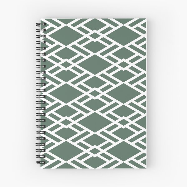 Artikelvorschau, Green and White Diamond Shape Tile Pattern Pairs Coloro 2022 Popular Color Wavelite 069-43-12 entworfen und verkauft von ColorOfTheYears.