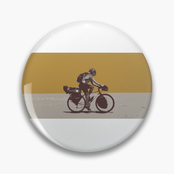 Item preview, Bikepacking gravel bike solo travel travelling by bike bikepacker  designed and sold by angelpardo.
