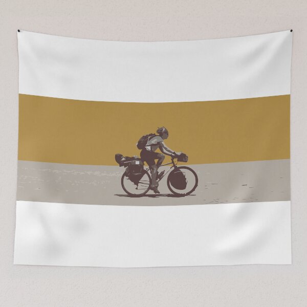 Item preview, Bikepacking gravel bike solo travel travelling by bike bikepacker  designed and sold by angelpardo.