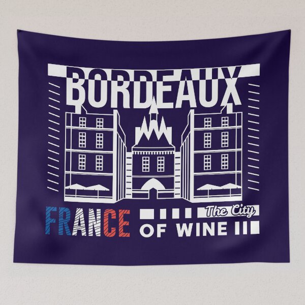 Item preview, Bordeaux France City of Wine Skyline designed and sold by KrisSidDesigns.