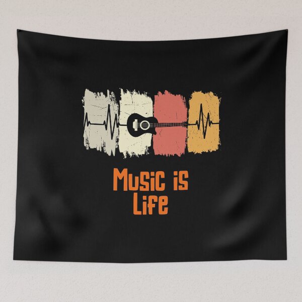 Item preview, Music is life - Guitar frequency designed and sold by JBmarket4u.
